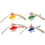 Zabawkowy helikopter z napędem manualnym
