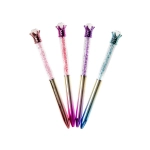 Princess pen with crown and glitter