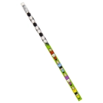 Pencil with an eraser - football