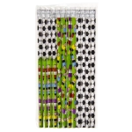 Pencil with an eraser - football