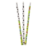 Pencil with an eraser - football