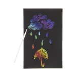 Colorful scratch cards - set of 8