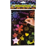 Colorful scratch cards - set of 8
