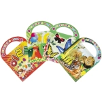 Mini coloring book with stickers - mix of patterns