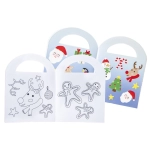 Mini-Malbuch mit Aufklebern - Weihnachten