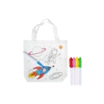 Torba do pomalowania + flamastry KOSMOS