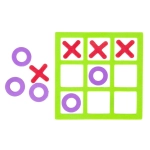 Piankowe puzzle kółko i krzyżyk