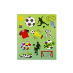 A set of 12 stickers - Football