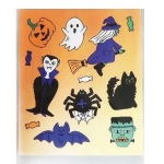 Zestaw naklejek 12 sztuk - Halloween