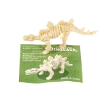Zbuduj szkielet dinozaura - puzzle 3D