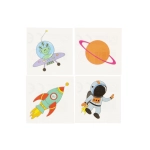 Space Tattoo for Little Astronauts