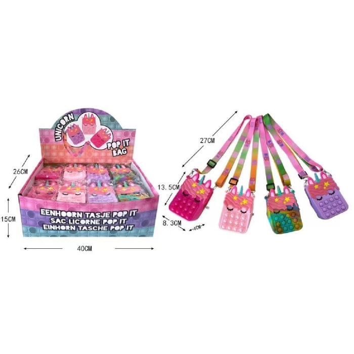 Torebka na ramię jednorożec - Fidget pop