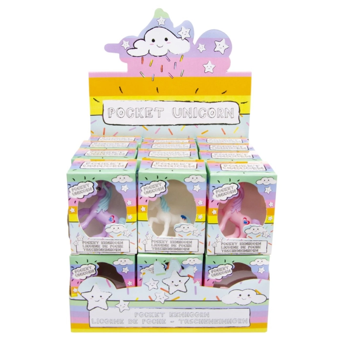Mini unicorn figurine in a mix box