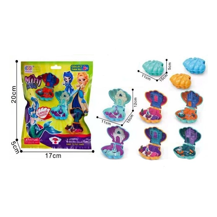 Zabawka mini domek dla syrenki - muszla