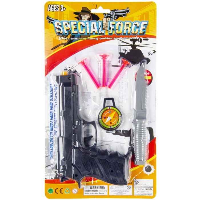 Pistolet z akcesoriami - siły specjalne