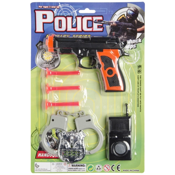 Pistole mit Zubehör - Polizeiset