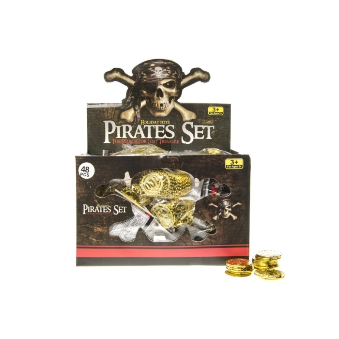 Skarb pirata - zestaw 20 złotych monet