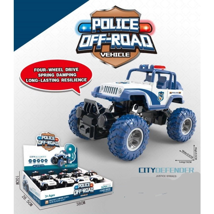 Polizei-Geländewagen mit Allradantrieb
