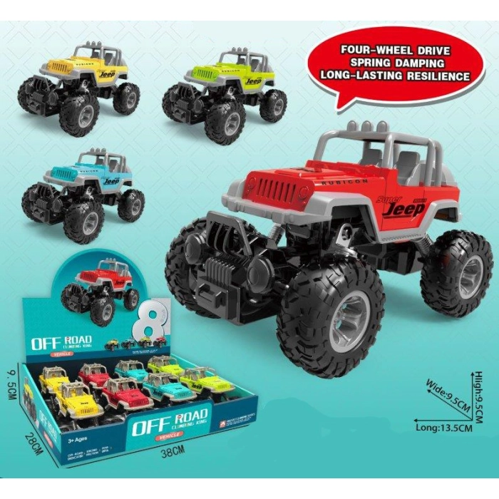 Off-road vehicle with 4-wheel drive