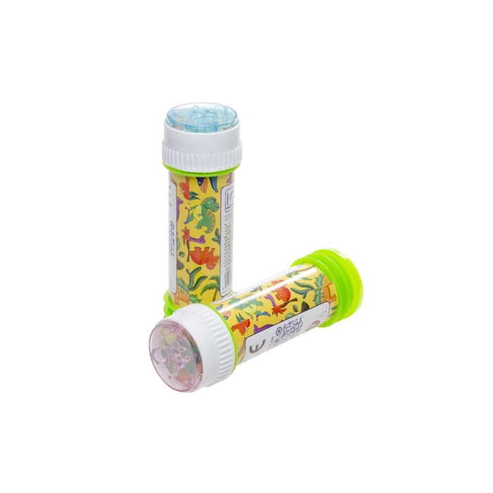 Dinosaur soap bubbles with maze