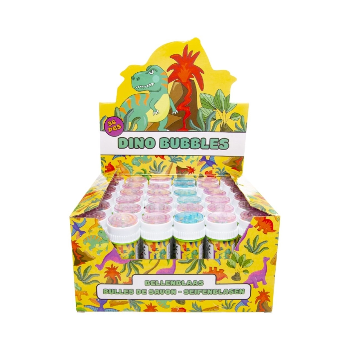 Dinosaur soap bubbles with maze
