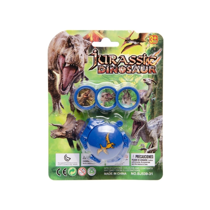 Mini wyrzutnia dysków - dinozaury