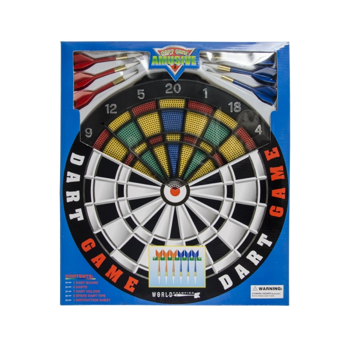 Dart game (board + 6 darts) - diameter 36 cm