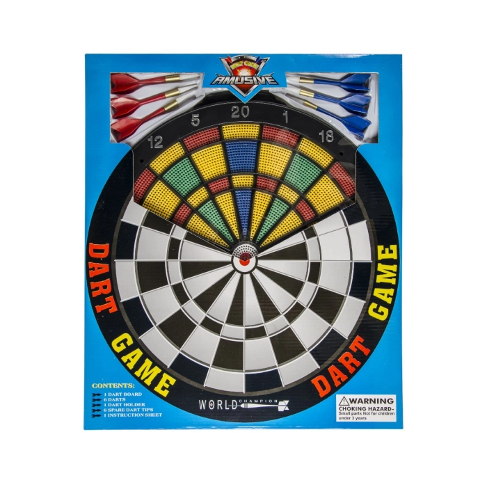 Gra Dart (tarcza + 6 strzałek ) - średnica 41 cm