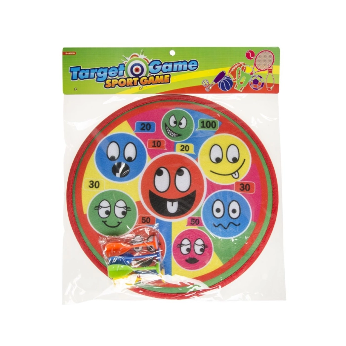 Dart game happy faces - target diameter 35 cm