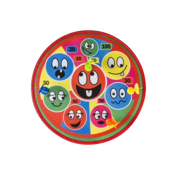 Dart game happy faces - target diameter 35 cm