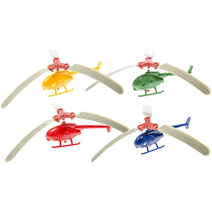 Zabawkowy helikopter z napędem manualnym
