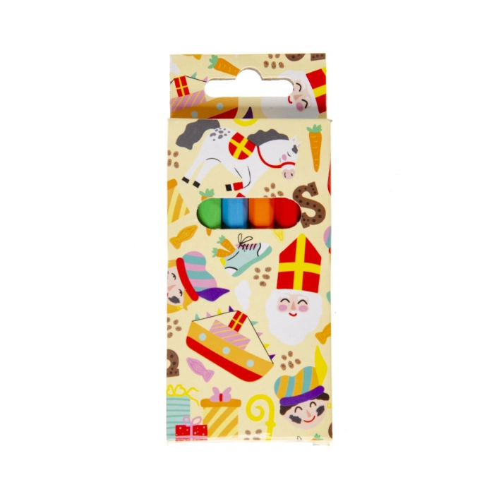 Mini karácsonyi fa zsírkréta Sinterklaas (6 db)