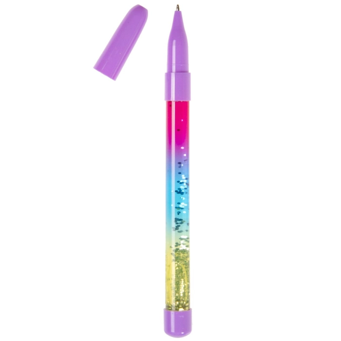 Pen with Liquid Glitter