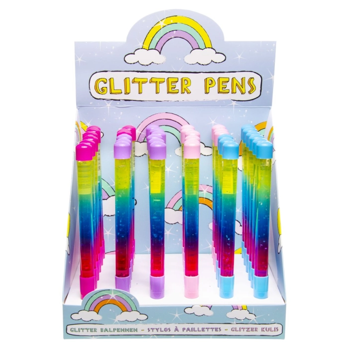 Pen with Liquid Glitter