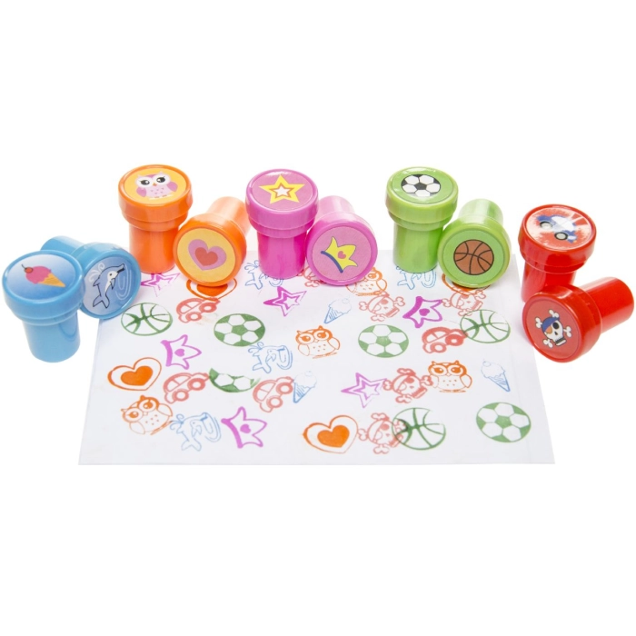 Plastikstempel - Mix von Motiven