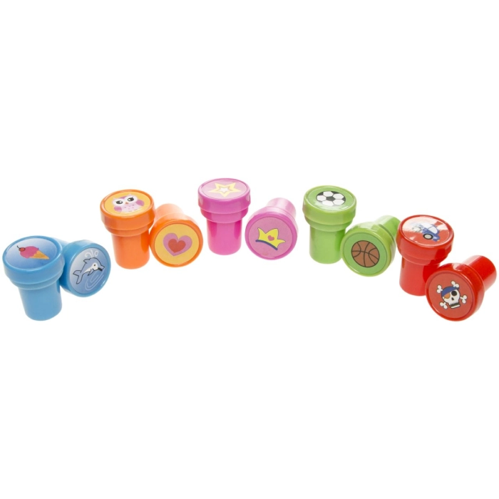 Plastikstempel - Mix von Motiven