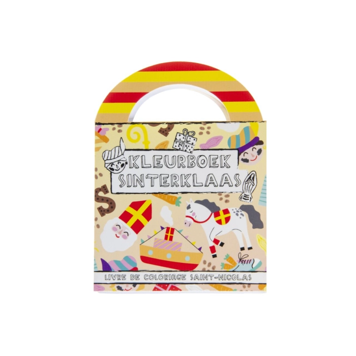 Mini kolorowanka z naklejkami - Boże Narodzenie Sinterklaas