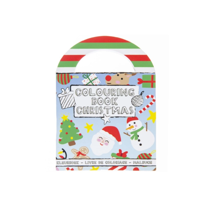 Mini-Malbuch mit Aufklebern - Weihnachten