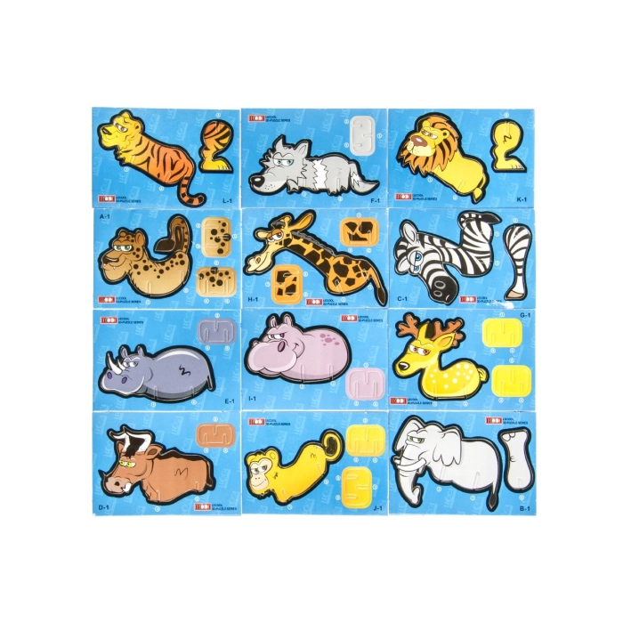 Zbuduj dzikie zwierzę - puzzle 3D
