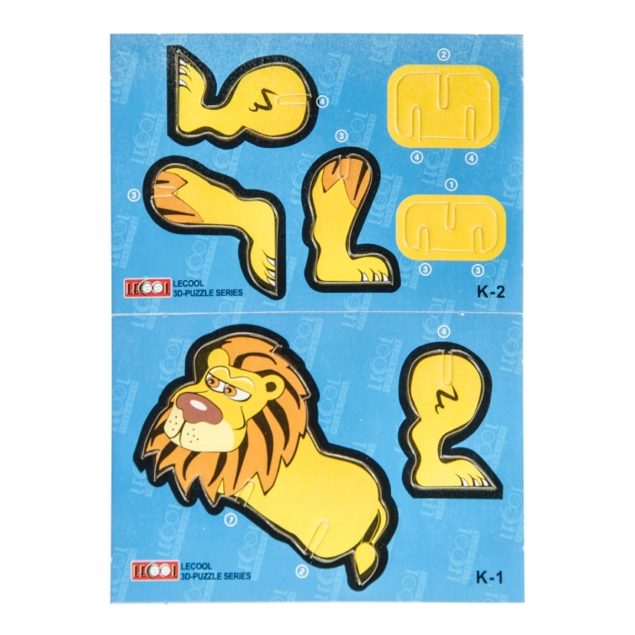 Zbuduj dzikie zwierzę - puzzle 3D