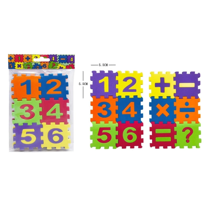 Piankowe puzzle matematyczne - 2 arkusze