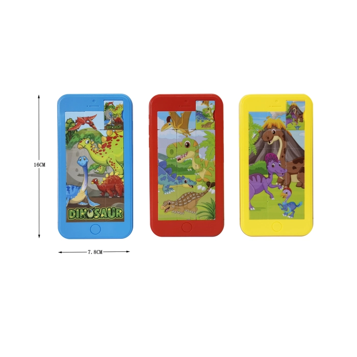 Gra puzzle dinozaury