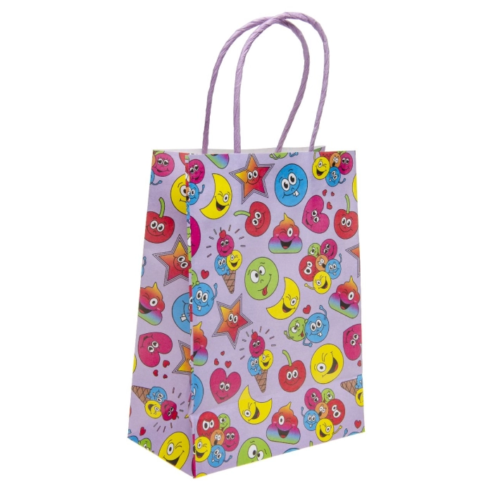Torba prezentowa emotikony - 16 x 22 x 9 cm