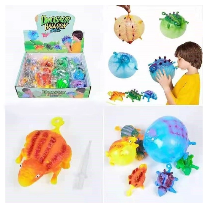 Piłka-balon dinozaury