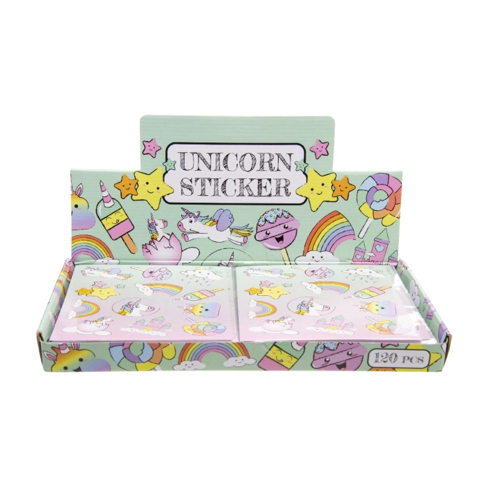 Nálepka sada 12 kusov - Unicorn