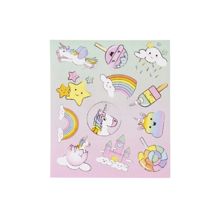 Nálepka sada 12 kusov - Unicorn