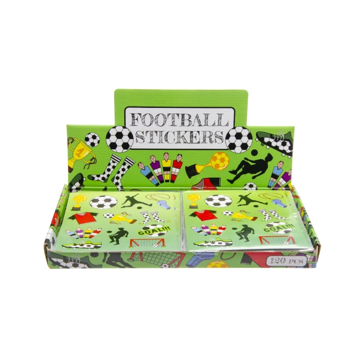 A set of 12 stickers - Football