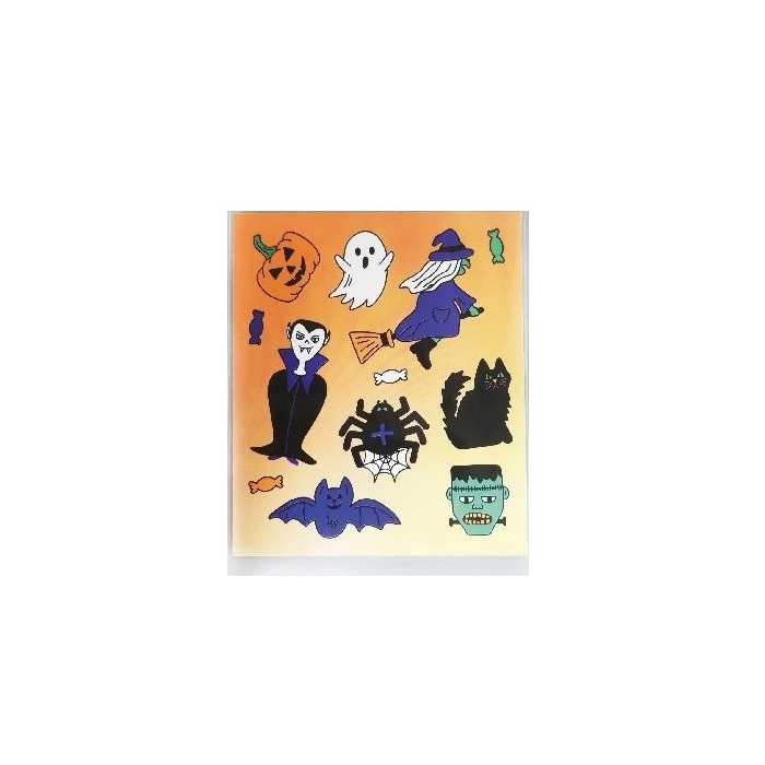 Zestaw naklejek 12 sztuk - Halloween