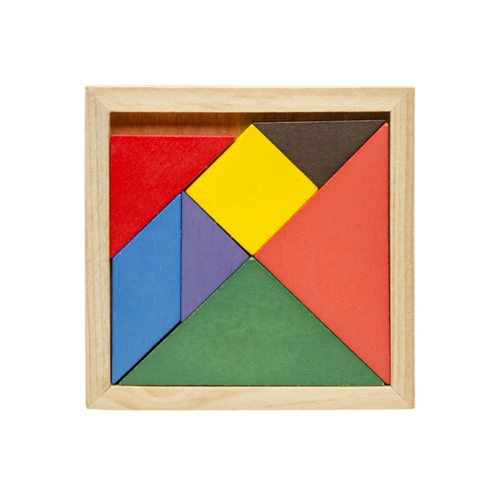 Drewniana układanka puzzle tangram