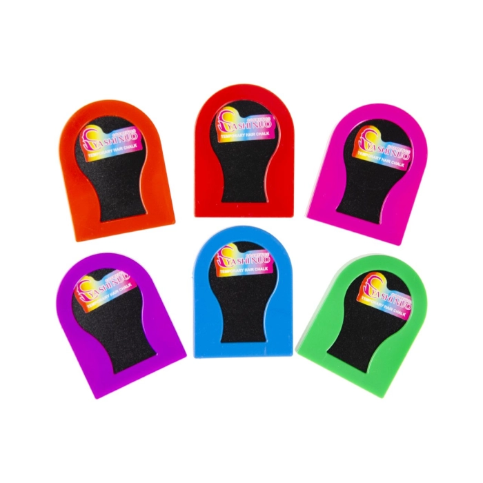 Hair coloring chalk - 6 colors mix